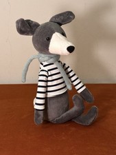 Jellycat Beatnik Buddy Whippit  BNWOT Dog Greyhound Soft Toy 12” Rare Retired