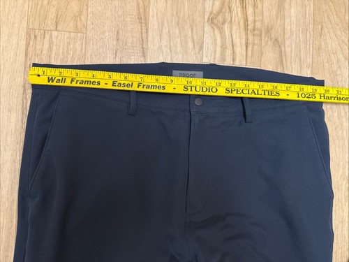 Proof Men’s Huckberry Nomad Pants Dark Navy Blue Performance Chino Stretch 38 - Picture 7 of 11
