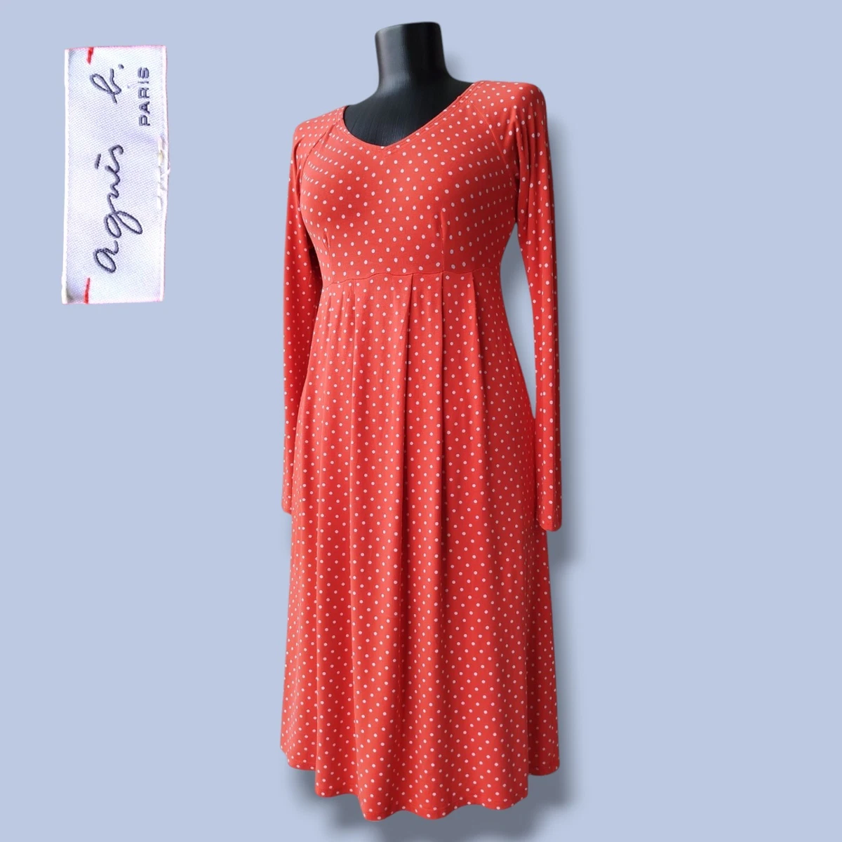 Chemisier Agnès B. 100% Lin - Taille 38 - Manches Courtes - Coloris Ocre/Choco - Femme - Occasion