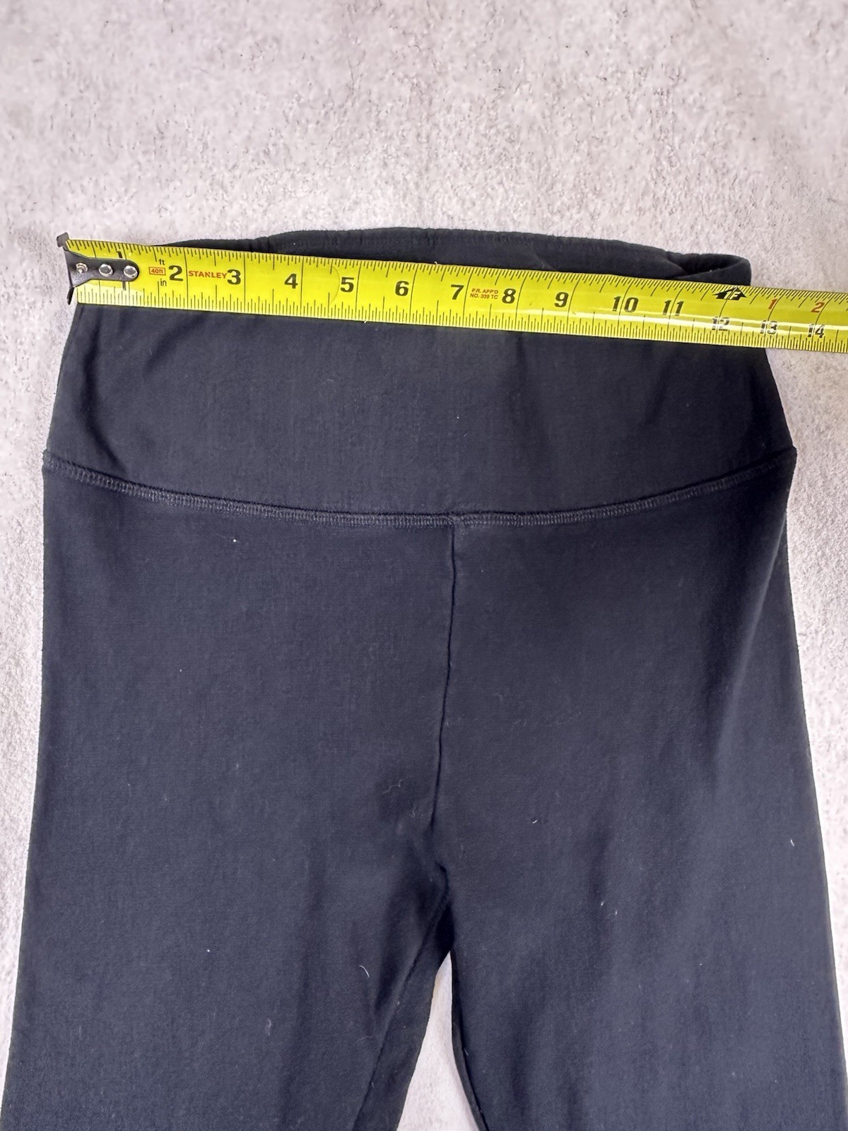 Orvis Womens Large Solid Black Workout Running Le… - image 5