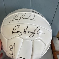 Signed Football by Ex-Pro Players &ndash; Reid, Houghton, Hazard, Cottee, Devonshire +