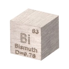 Bismuth Cube,10mm Bi-Density Cube High Density Element Cube Unique Metal Cube