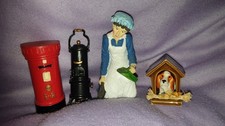 Dolls House Miniature Post box Maid Dog Doghouse Bundle