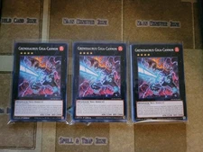 YUGIOH 3X GRENOSAURUS GIGA CANNON DUNE-EN046 COMMON 1ST ED NM