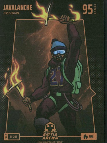 2024 Bo Jackson Battle Arena Battlefoil Javalanche Fire # BF-208 Jamal Murray