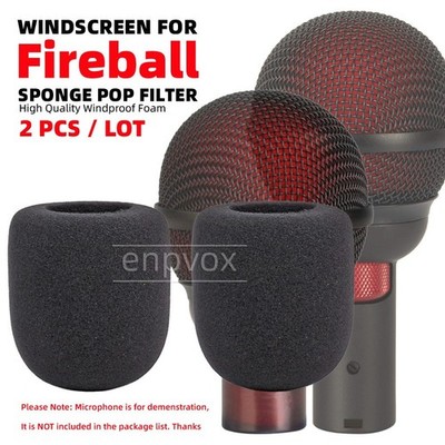 FOR AUDIX FIREBALL V WINDSCREEN MICROPHONE FOAM WINDSHIELD POP FILTER MIC COVER