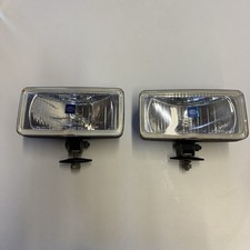 Vintage Hella 181 Fog Lights Pair 901-124 293 Made In Germany Classic Car