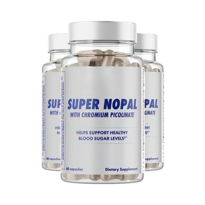 3-Pack Super Nopal Santo Remedio   Advanced Daily Dietary Supplement - 180 Count