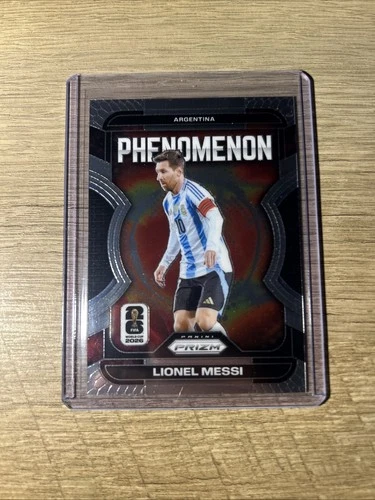2026 Panini Prizm FIFA World Cup Lionel Messi Phenomenon #19 Argentina