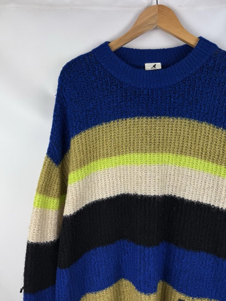 Kangol H&M Ladies Striped Oversized Sweater Pullover Size S  - Image 4 of 4