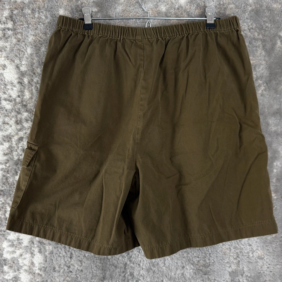 Pantalones Cortos Carga Orvis Talla 14 Marrón Informal Tirar Cintura Elástica Algodón Foto 3 de 4