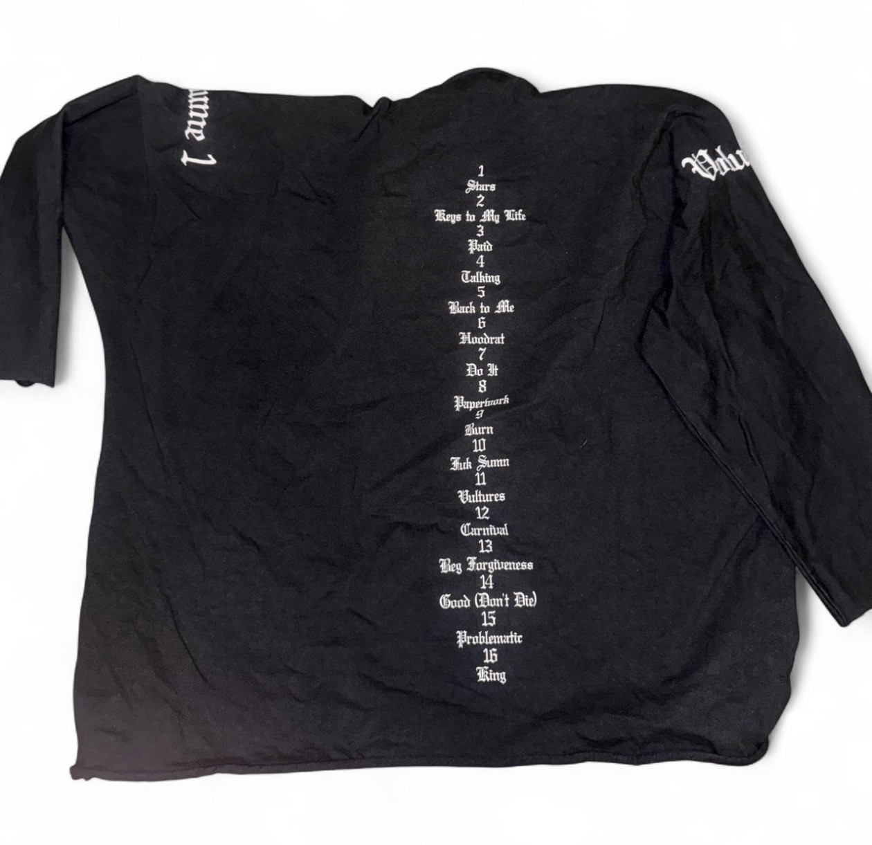 Kanye West Ye TY$ - Vultures Volume  1 Long Sleeve T-shirt Tour Size 3  thumbnail 2