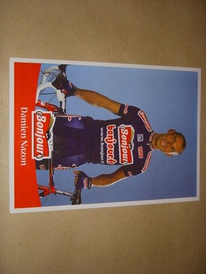RADSPORT CP POSTKARTE TEAM HONJOUR 2001 Damien NAZON