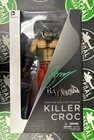 Arkham Deluxe Killer Croc DC Comics Figure Signed Gerry Conway w/COA