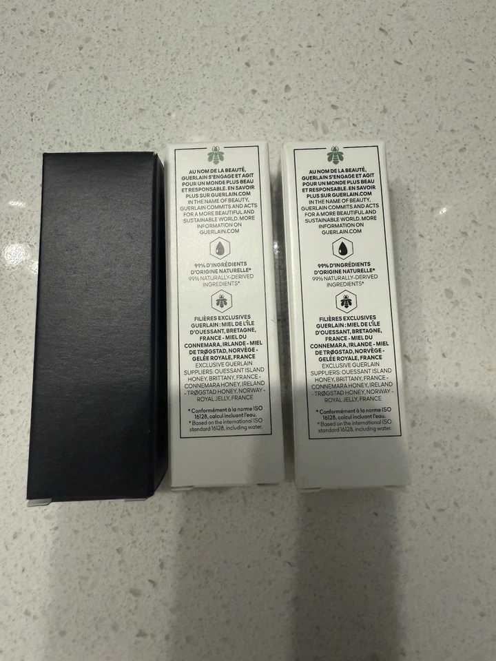 Nuevo con etiquetas Guerlain Abeille Royale Serum & Orchidee Imperiale La Creme, Juego de 3 muestras Foto 2 de 4