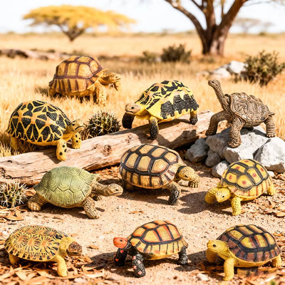 GALAPAGOS SCHILDKRÖTE Wilde Zootiere Spiel Modell Figur Spielzeug Schildkröte Afrikaner