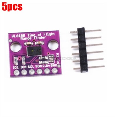 5Pcs VL6180 Range Finder Optical Ranging Sensor Module High Accuracy Ic New qc