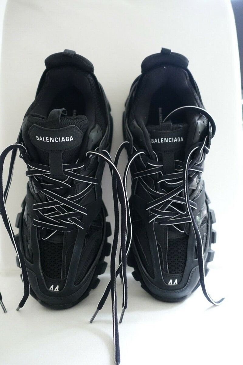 BALENCIAGA TRACK NWOB BLACK UK10 - 44 EQUIVALENT | eBay BALENCIAGA TRACK NWOB BLACK UK10 - 44 EQUIVALENT | eBay