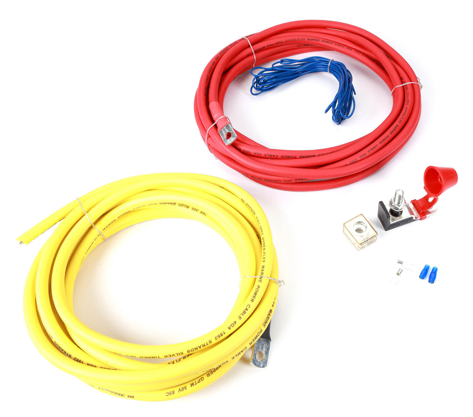 Комплект проводов для установки морского усилителя KICKER 47KMPK4 калибра 4 AWG KMPK4