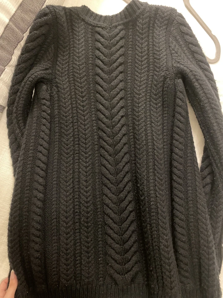 Balmain 💯% Cárdigan Lana con Botones Dorado Talla 34 Foto 3 de 3