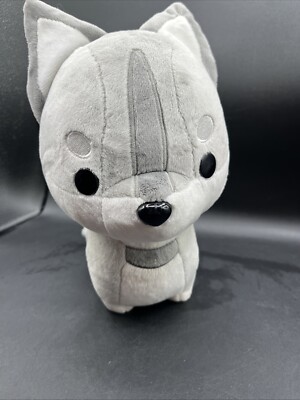 Cute Bellzi Wolf the Wolf Wolf Dog Plush Husky 9'' x 12'' Stuffed Animal Chubby