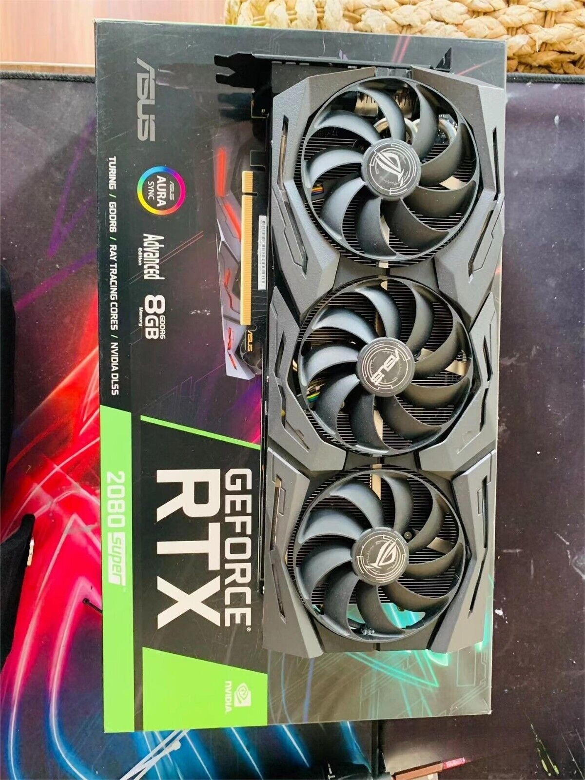 ASUS ROG-STRIX-RTX2080S-A8G-GAMING RTX 2080 SUPER 8GB Graphics Card for online | eBay