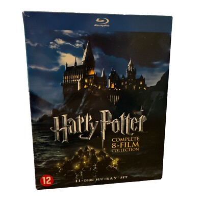 Harry Potter 1-7 Complete 8 Film Collection 11 Disc Bluray Sehr Gut!