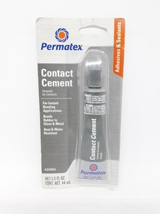 Permatex 25905 Contact Cement Instantly Bonds Rubber to Glass & Metal 1