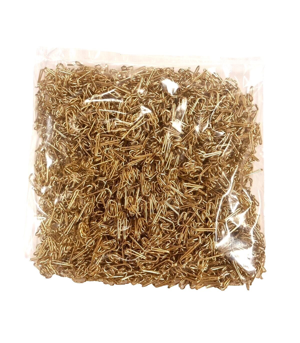 1000 Curtain Tape hooks BULK PACK Brass Metal gold Hooks Strong Pleat Hook