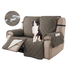 Loveseat Recliner Cover Mat Quilted NonSlip Slipcover Protector Lazy Boy Sofa