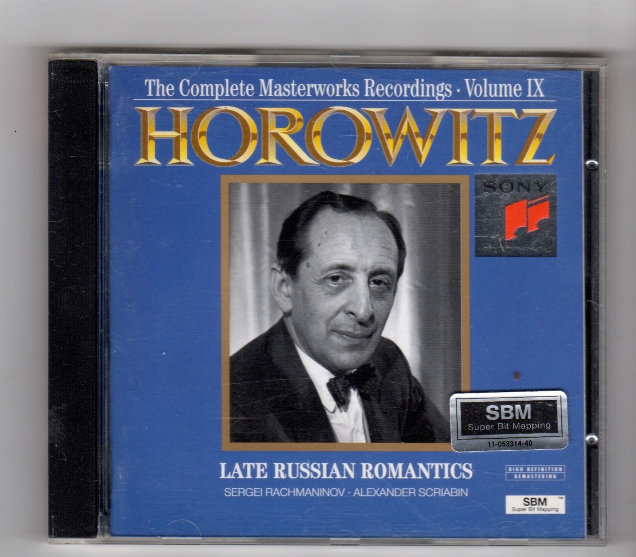 (IM489) Vladimir Horowitz, Late Russian Romantics Vol IX - 1993 CD