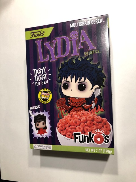 ~New FUNKO'S BEETLEJUICE LYDIA RED Cereal w/ Exclusive Pocket POP Movie HTF RARE | eBay
