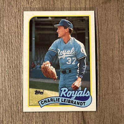 1989 Topps #301 Charlie Leibrandt Kansas City Royals | eBay.de