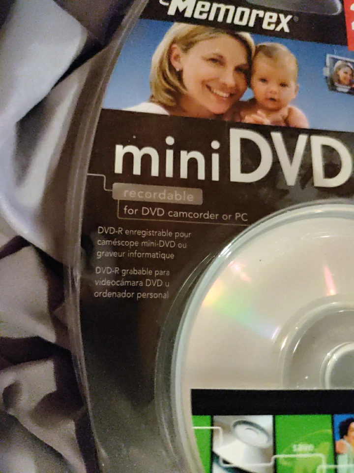 🔥Memorex MINI DVD-R 1.4 GB 30 Min Single Sided 20 Pack New Sealed 🔥 - Image 2 of 3