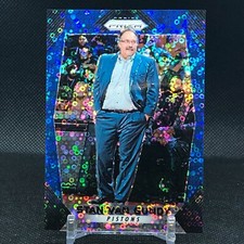 2017-18 Panini Prizm Fast Break Blue Prizms #'D /175 Stan Van Gundy #180 PISTONS