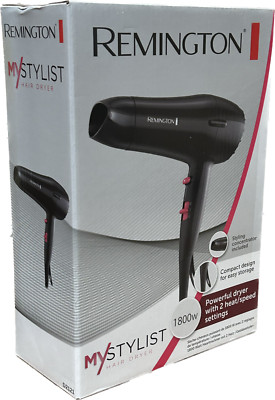 Remington MyStylist 1800W Fön Haartrockner D2121 schwarz 1800W kompakt