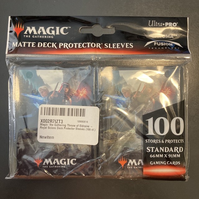 Ultra Pro 100 Magic Deck Protector Sleeves Throne of Eldraine Royal