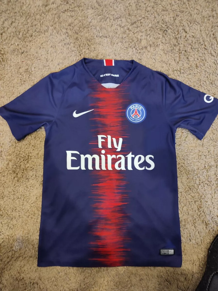 Paris saint germain PSG 2018 2019 football shirt Jersey 894432 411 S 7 mbappe