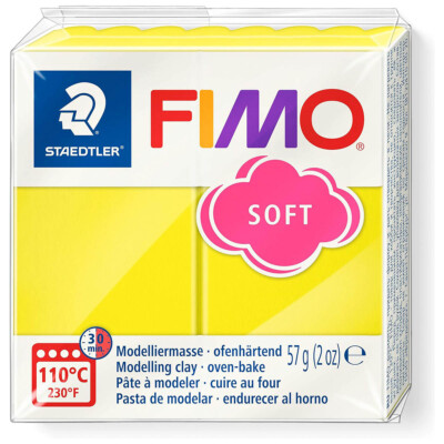 Staedtler FIMO Soft Profi Polymer Modellierung über Backton 57g - Zitrone