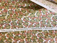 3.1 Yards X 44" W Vintage Fabric Fall Leaves Signature Classics~Oakhurst NEW!