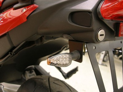 Weisse LED Mini Blinker peak hinten Heck Suzuki GSX 600 F GSX F 750 AJ AK signal