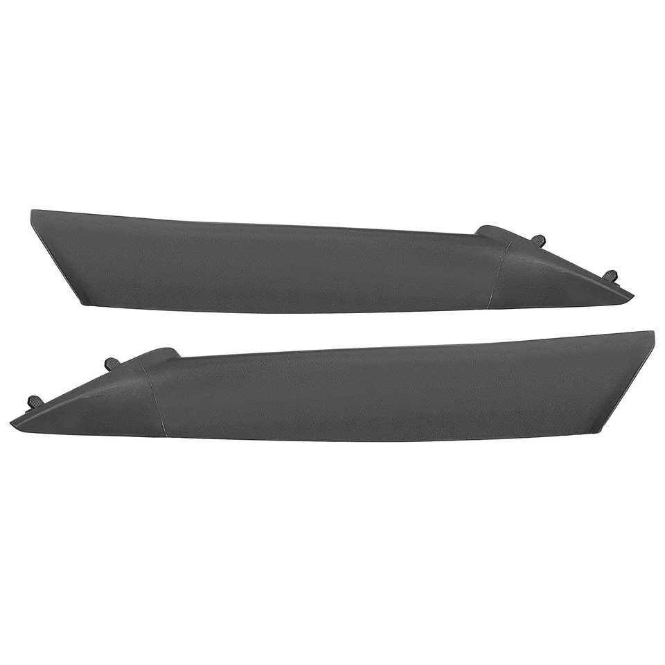 Para Chevy Silverado/GMC Sierra 1999-07 conductor y pasajero pilar A moldura gris oscuro Foto 2 de 4