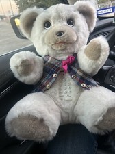 1986 Teleconcepts Bearifone II Animated Talking Teddy Bear Speakerphone Untested