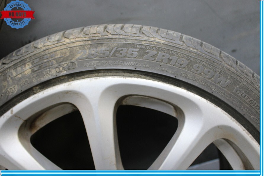 05-12 Maserati Quattroporte M139 Front R19" 9 Spoke Wheel Set 19x10.5J Oem