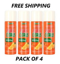 Pure Citrus Orange Air Freshener, 4oz. Orange Scented 4 Pack Free Shipping