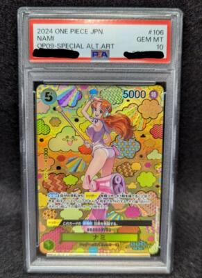 PSA10 One Piece Card Game Emperors in the New World Nami SR OP08