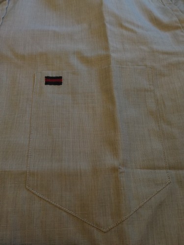Gucci Button Down Shortsleeve Slim Fit shirt Grey Size 39/15.5 Made in Italy - Picture 4 of 9