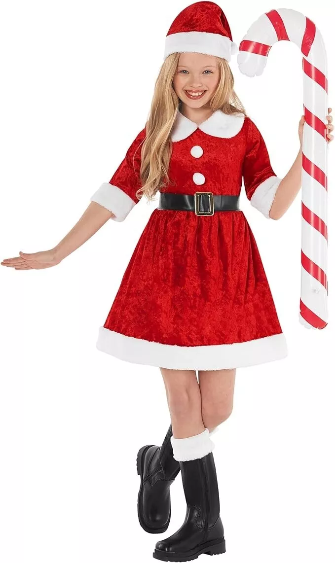 Kids mrs cheap claus outfit