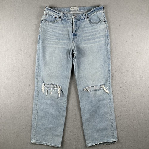 Abercrombie Fitch Jeans Women’s 36x30 31/12r Blue Denim The Baggy Low Rise