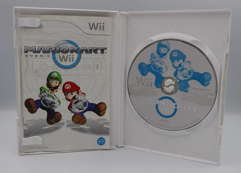 Mario Kart Wii Nintendo Wii Japanese Game REGION LOCKED CIB Complete Used - Image 4 of 4